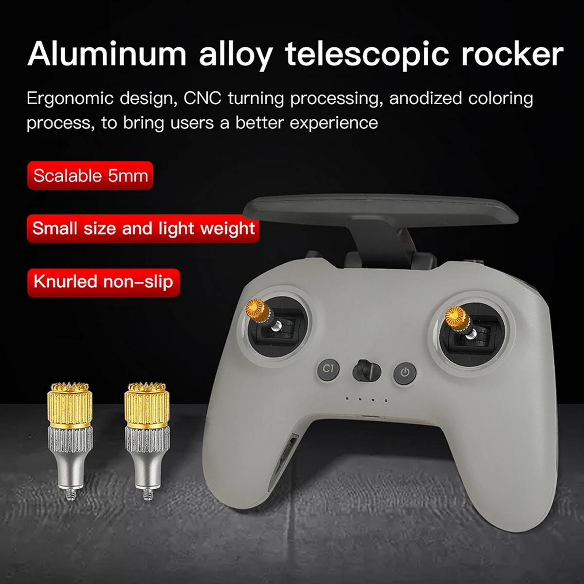 Drone Control Stick - قطعتان من أغطية عصا التحكم في