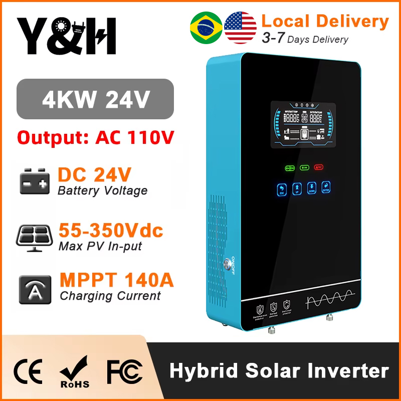 Y&H 4KW عاكس للطاقة الشمسية ال - مراجعة Drone Solar Charger وسعره